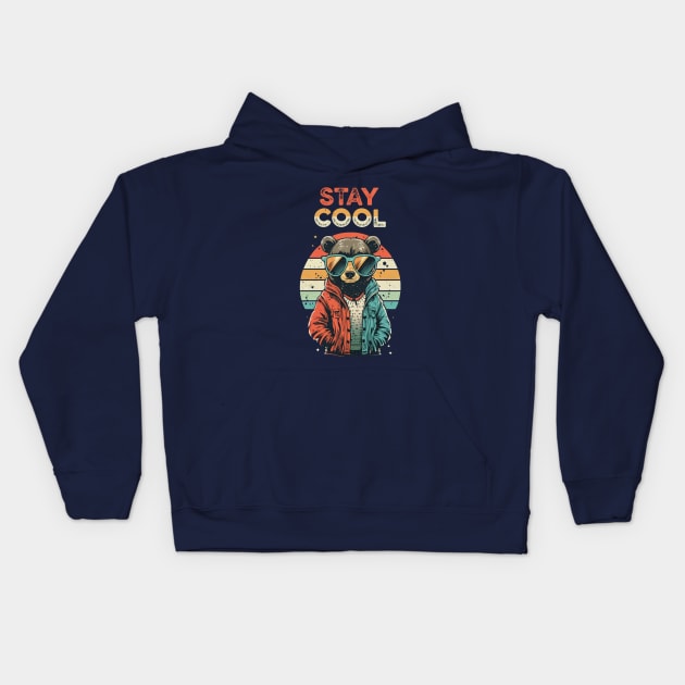 stay cool Kids Hoodie by Aldrvnd
